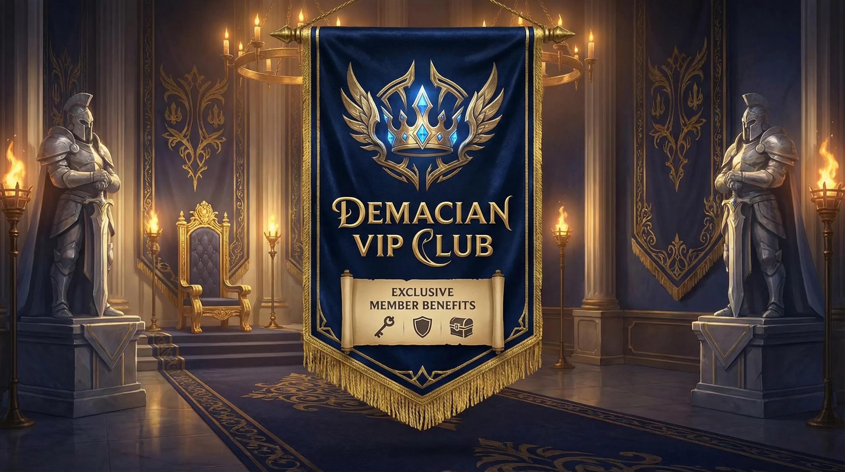 Clube VIP tradicionalbet - Sala do trono demaciana exclusiva